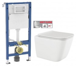 GEBERIT DuofixBasic bez tlačidla + WC INVENA PAROS  + SEDADLO (458.103.00.2 X RO1)