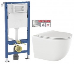 GEBERIT DuofixBasic bez tlačidla + WC INVENA TINOS  + SEDADLO (458.103.00.2 X NO1)