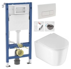 GEBERIT DuofixBasic s bielym tlačidlom DELTA51 + WC DEANTE Jasmin so sedadlom RIMLESS /VÍROVÉ SPLACH/ (458.103.00.2 51BI JA1)