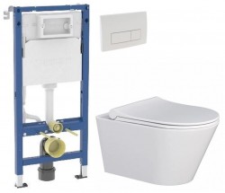 GEBERIT DuofixBasic s bielym tlačidlom DELTA51 + WC MYJOYS MY1 + SEDADLO (458.103.00.2 51BI MY1)