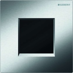 GEBERIT - Elektronické ovládanie splachovania pisoárov Typ 30, batériové napájanie, kefovaný chróm (116.037.KX.1)