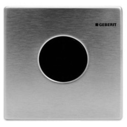 GEBERIT - Elektronické ovládanie splachovania pisoárov typu Mambo, sieťové napájanie, kefovaná nehrdzavejúca oceľ (116.023.FW.1)