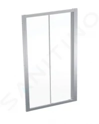 GEBERIT - GEO Sprchové dvere 110x190 cm, strieborná/číre sklo (560.143.00.2)