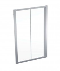 GEBERIT - GEO Sprchové dvere 120x190 cm, strieborná/číre sklo (560.153.00.2)