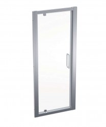 GEBERIT - GEO Sprchové dvere 80x190 cm, strieborná/číre sklo (560.115.00.2)