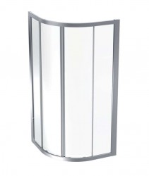 GEBERIT - GEO Sprchový kút 90x90 cm, strieborná/číre sklo (560.121.00.2)