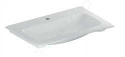 GEBERIT - iCon Umývadlo nábytkové 750x480x130 mm, bez prepadu, s otvorom na batériu, biela (501.844.00.1)