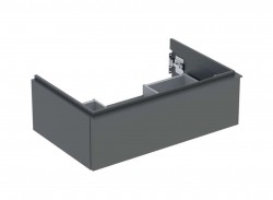 GEBERIT - iCon Umývadlová skrinka, 74x25x48 cm, 1 zásuvka, lávová (502.311.JK.1)