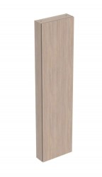 GEBERIT - iCon Vysoká skrinka 180x45x15 cm, 1 dvierka, pánty L/P, vnútorné zrkadlo, dub (502.317.JH.1)