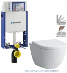 GEBERIT KOMBIFIX ECO, nádržka UP 320 bez tlačidla + WC LAUFEN PRO RIMLESS + SEDADLO (110.302.00.5 LP1)