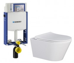 GEBERIT KOMBIFIX ECO, nádržka UP 320 bez tlačidla + WC MYJOYS MY1 + SEDADLO (110.302.00.5 MY1)