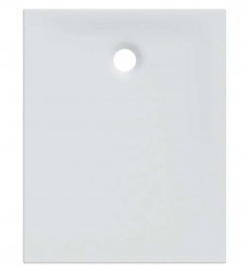GEBERIT - Nemea Sprchová vanička, 100x80 cm, protišmyk, matná biela (550.593.00.1)