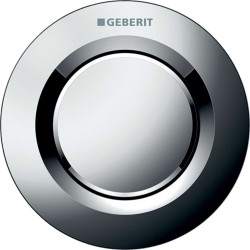 GEBERIT - Oddialené ovládanie typ 01, pneumatické, na 1 množstvo splachovania, lesklý chróm (116.040.21.1)