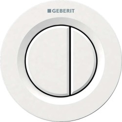 GEBERIT - Oddialené ovládanie typ 01, pneumatické, na 2 množstvá splachovania, alpská biela (116.042.11.1)