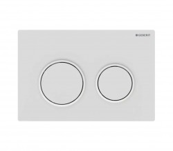 GEBERIT - Omega20 Ovládanie splachovania, matná biela (115.085.01.1)
