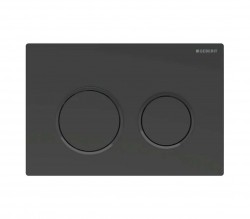 GEBERIT - Omega20 Ovládanie splachovania, matná čierna (115.085.16.1)