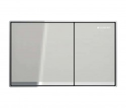GEBERIT - Omega60 Ovládacie tlačidlo splachovania, chróm/pieskovo sivá (115.081.JL.1)