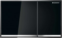 GEBERIT - Omega60 Ovládacie tlačidlo splachovania, čierna (115.081.SJ.1)