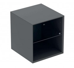 GEBERIT - ONE Bočná skrinka 45x49x47 cm, otvorená, lávová (505.079.00.3)