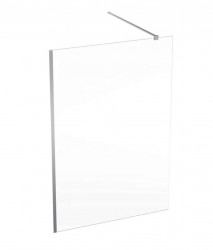 GEBERIT - ONE Sprchová stena Walk-In 140x200 cm, strieborná/číre sklo (560.169.00.2)