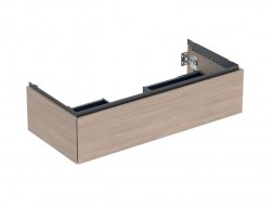 GEBERIT - ONE Umývadlová skrinka 104x27x47 cm, 1 zásuvka, dub (505.074.00.5)