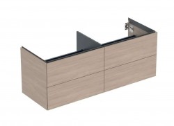 GEBERIT - ONE Umývadlová skrinka, 133x50x47 cm, 4 zásuvky, dub (505.266.00.5)