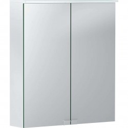 GEBERIT - Option Zrkadlová skrinka s osvetlením, 60x68x18 cm, biela (500.273.00.1)