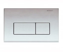 Geberit ovládacie tlačidlo KAPPA50 chrómovaná matná, kovová (aj horné ovládacie tlačidlo), pre 110.250 (115.260.46.1)