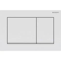Geberit ovládacie tlačidlo OMEGA30 biela/biela mat/biela plast pre modul WC 82 a 98 cm (115.080.11.1)