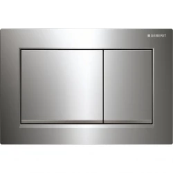 Geberit ovládacie tlačidlo OMEGA30 chrómlesk/chrómmat/chrómlesk plast pre modul WC 82 a 98 cm (115.080.KH.1)
