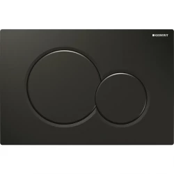 Geberit ovládacie tlačidlo SIGMA01 ROUND čierne Samba (115.770.DW.5)