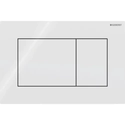 Geberit ovládacie tlačidlo SIGMA01 SQUARE biele HRANATÉ plast (115.660.11.1)