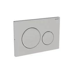 Geberit ovládacie tlačidlo SIGMA20 okrúhle nerez kefované, krúžok lesk, priskrutkovateľné 115.889.SN.1 (115.889.SN.1)