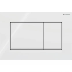 Geberit ovládacie tlačidlo SIGMA30 biela prúžky biela mat plastová (115.883.11.1)