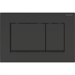 Geberit ovládacie tlačidlo SIGMA30 čierna lesk/ čierna mat plastová (115.883.DW.1)