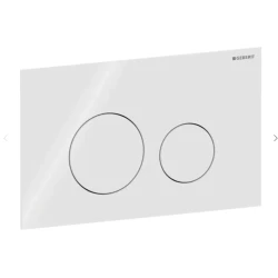 Geberit ovládacie tlačidlo SIGMA40 okrúhle biele matné easy to clean 115.628.JT.1 (115.628.JT.1)