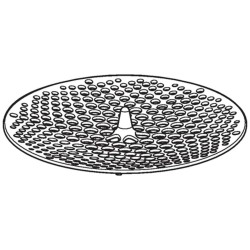 GEBERIT - Pisoárové sitko na sifónový adaptér,  priemer 103 mm – 125 mm (116.067.00.1)