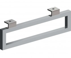 GEBERIT - Preciosa II Držiak na uterák, dĺžka 395 mm, chróm (500740000)