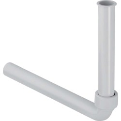 GEBERIT - Predĺženie pripojenia umývadla, d 32 mm, alpská biela (240.649.11.1)