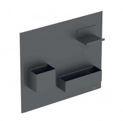 GEBERIT - Příslušenství Magnetická tabuľa s priehradkami, 45x39 cm, matná láva (500.649.JK.2)