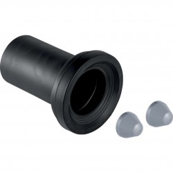 GEBERIT - Příslušenství Pripojovacia rúrka s manžetou a krycími vekami, d 90 mm (152.425.46.1)