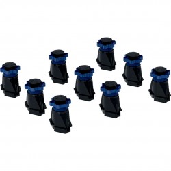 GEBERIT - Příslušenství Súprava nožičiek 9 ks, výška 9-21 cm, pre dĺžku vaničky od 1400 mm (554.953.00.1)