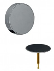 GEBERIT - Příslušenství Súprava pre kompletáciu vaňovej súpravy, s otočným ovládaním, d52, lesklý chróm (150.300.21.1)