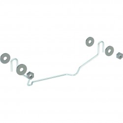 GEBERIT - Příslušenství Upevňovací materiál na polostĺp, Kerafix (551067000)