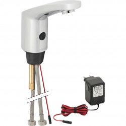 GEBERIT - Public Elektronická umývadlová batéria, so zmiešavačom, napájanie zo siete, pochrómovaná lesklá (116.145.21.1)