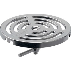 GEBERIT - Rošt pre podlahové vpusty, priskrutkovateľný, priemer 10 cm, nerezová (154.317.00.1)