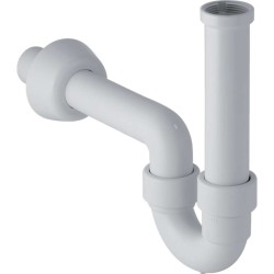 GEBERIT - Rúrková zápachová uzávierka na umývadlo a bidet, vývod vodorovný, d 40 mm, alpská biela (151.100.11.1)
