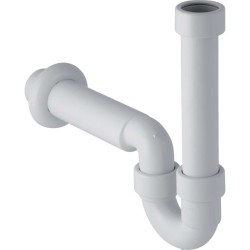 GEBERIT - Rúrková zápachová uzávierka pre zariaďovacie predmety, d 40 mm, alpská biela (152.704.11.1)
