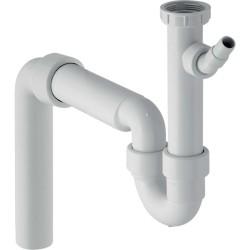 GEBERIT - Rúrkový zápachový uzáver pre drez, s hadicovou prípojkou, vývod zvislý, d 40 mm (152.556.11.1)