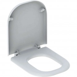 GEBERIT - Selnova Comfort Bezbariérové WC sedadlo Square, duroplast, biela (500.793.01.1)
